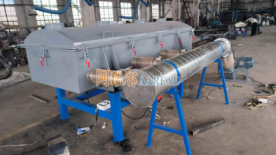 Pantalla de vibración lineal refrescada por aire de 1000*3000 mm para detergente