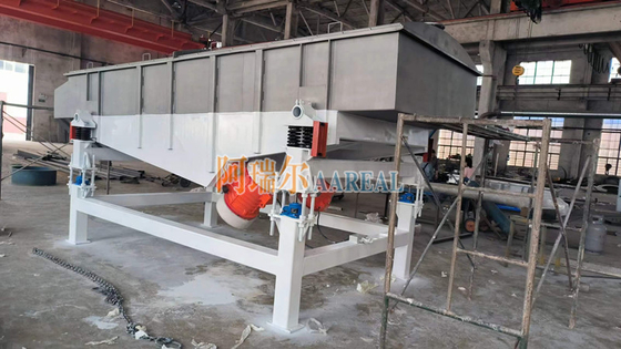 1800*4500mm 3 cubiertas de acero inoxidable pantalla de vibración lineal para hierbas