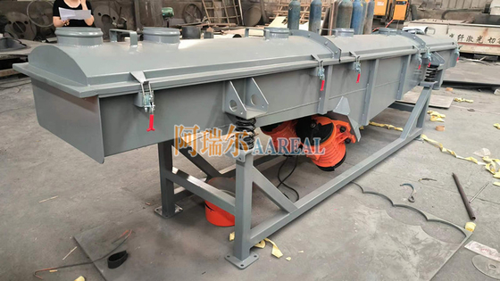 Separación rectangular de gránulos de carbono activado de acero al carbono de varios pisos con tamiz de vibración lineal para gránulos de carbono activado