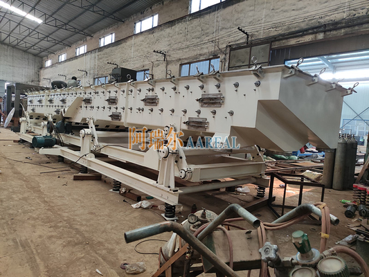 Transportador vibratorio de alta eficiencia de tres masas totalmente equilibrado para el transporte de azúcar y sal a larga distancia