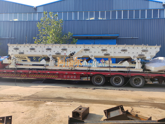 Transportador vibratorio de alta eficiencia de tres masas totalmente equilibrado para el transporte de azúcar y sal a larga distancia