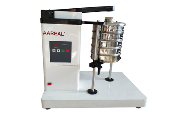 AAREAL AT200tap Prueba de tamizado con grifo para inspección de tamaño de partículas de arena de silicona abrasiva de laboratorio