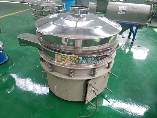 Cribado de vibración rotativo de acero inoxidable de alta eficiencia de gran capacidad de 1800 RPM para polvo metálico