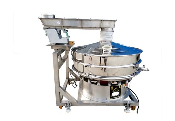 Máquina Vibro de calificación alimenticia para la detección y alimentación automática en una sola