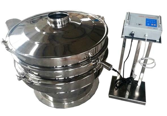 Separación por ultrasonidos redonda de pantalla vibratoria rotativa de 220V a 50Hz