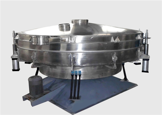 Máquina redonda de separador de tamiz de múltiples capas con dispositivo de elevación neumático