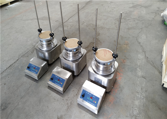 Acero inoxidable tridimensional 0 ~ 99 minutos Squeezer de tamiz de prueba electromagnético para inspección de granularidad de laboratorio