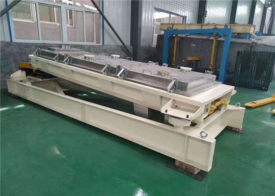 Máquina de cribado de vibración automática, equipo de cribado horizontal en seco