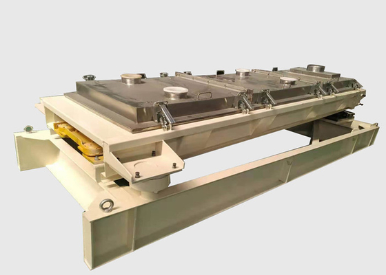 Máquina de pantalla vibrante de gran capacidad de acero inoxidable para sal marina / de mesa