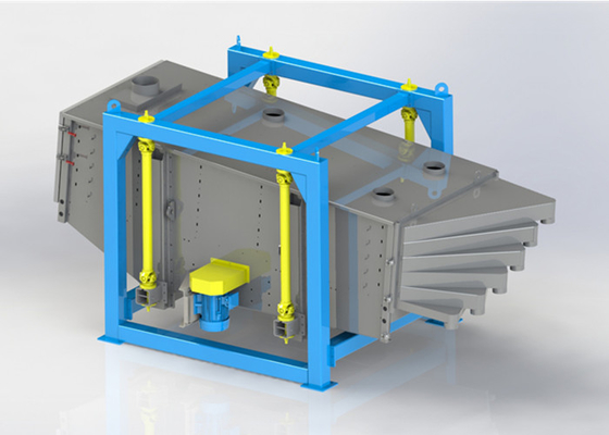 Máquina de filtrado de arena giratoria vibratoria de varios pisos