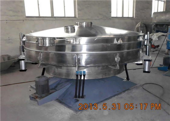 3 cubiertas de acero inoxidable de alta eficiencia de 2000 mm de filtrado de tumbler ultrasónico para 325 malla de polvo de carbono activado de cáscara de coco