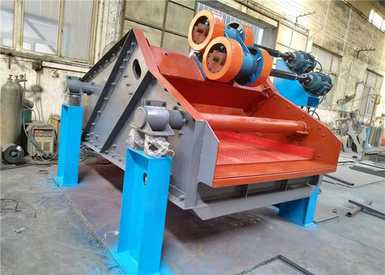 Equipo de pantalla de deshidratación lineal rectangular vibratoria para arena de silicio