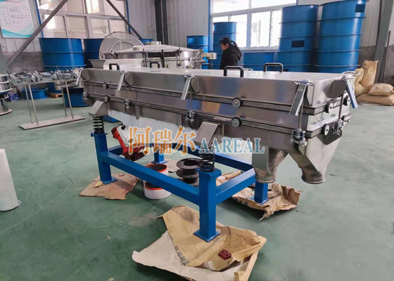Sifón lineal Vibro de acero inoxidable de varios pisos de 1200*2000 mm para especias y hierbas