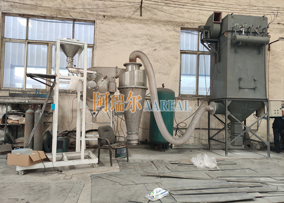 Espectros de filtro rotativo de flujo de aire de vórtice para polvo de grafito esférico de malla 325