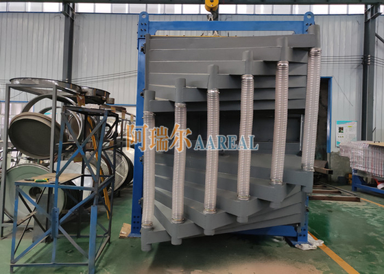 Sifón giratorio rectangular de arena de granate para cribado de múltiples pisos Reposición fácil de la pantalla Motor SKF con rodamiento ABB