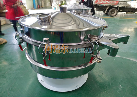 Escrín de vibración rotativo de acero inoxidable personalizado especial con fondo de bisel