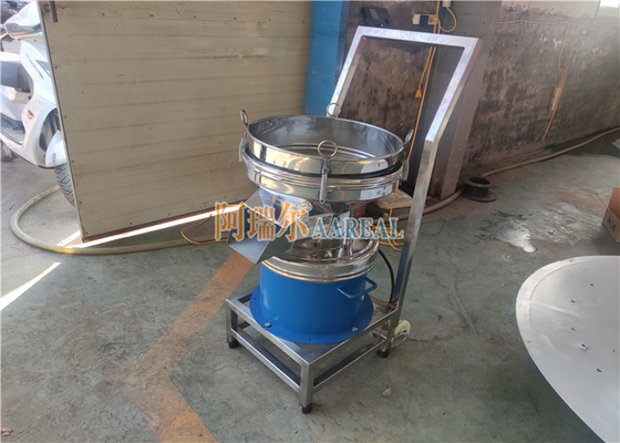 Tamaño pequeño de alta eficiencia 450 mm de acero inoxidable sin ruido 304 filtro de tamiz vibratorio para filtrar leche de soja caliente