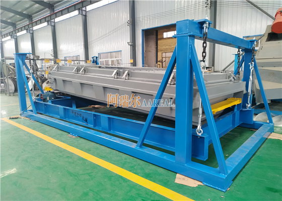 Acero inoxidable 1500 * 3000mm 1 ~ 4 cubiertas de ceniza de sodio giratorio Reciprocating Screener Separador industrial Gran capacidad Alta precisión de cribado