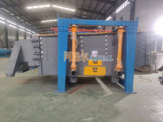 Sifón giratorio rectangular de arena de granate para cribado de múltiples pisos Reposición fácil de la pantalla Motor SKF con rodamiento ABB