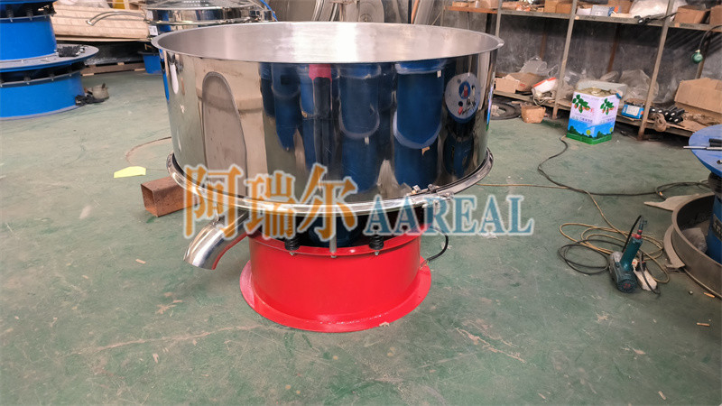 Sieta de filtro vibratorio de leche de soja caliente de acero inoxidable de 1200 mm para la separación de líquidos sólidos de lodo