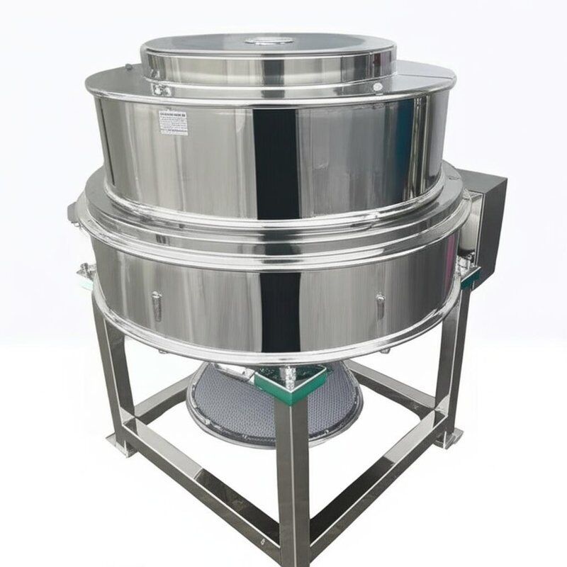 Sufficient Power Vibrating Motor Vibro Screen Machine Offering Mesh Debling System Silicone Balls Mirror Finish Delivering Screening Performance