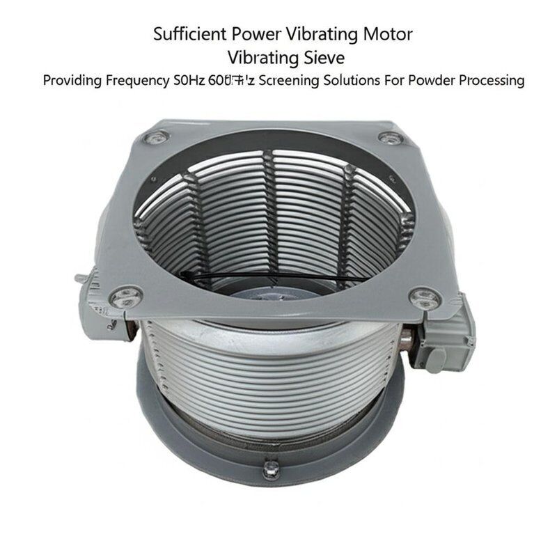 Sufficient Power Vibrating Motor Vibrating Sieve Providing Frequency 50Hz 60Hz Screening Solutions For Powder Processing