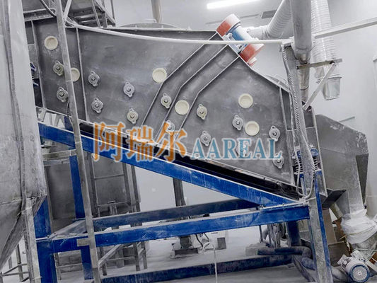 Criba vibratoria de alta frecuencia de acero inoxidable de grado alimenticio de 1200*3600 mm para azúcar granulada blanca