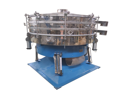 3 cubiertas de acero inoxidable de alta eficiencia de 2000 mm de filtrado de tumbler ultrasónico para 325 malla de polvo de carbono activado de cáscara de coco
