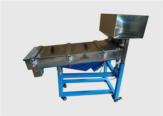 Equipo de detección vibratoria horizontal Movimiento lineal para partículas de plástico