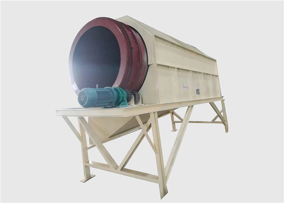 Máquina de tambor de pantalla de tambor rotativo sin eje para materiales refractarios