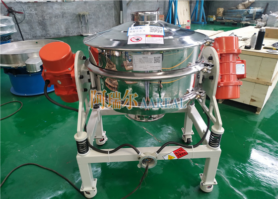 Flujo de calidad alimentaria a través de la máquina de pantalla vibratoria SUS 400 mm en línea