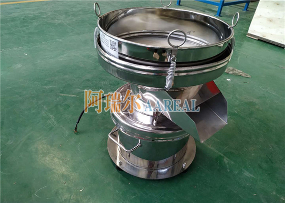 Acero inoxidable 304 450mm sin ruido de pequeño tamaño filtro giratorio vibratorio tamiz para leche de soja