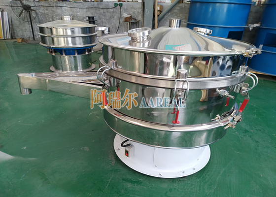Escrín de vibración rotativo de acero inoxidable personalizado especial con fondo de bisel