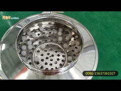 Gran capacidad poderosa pantalla de vibración rotativa para la detección de polvo de aleación de níquel fino