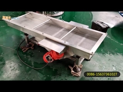 SUS Pantalla de vibración de movimiento lineal para la separación de productos químicos de tamizado