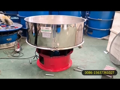 Sieta de filtro vibratorio de leche de soja caliente de acero inoxidable de 1200 mm para la separación de líquidos sólidos de lodo